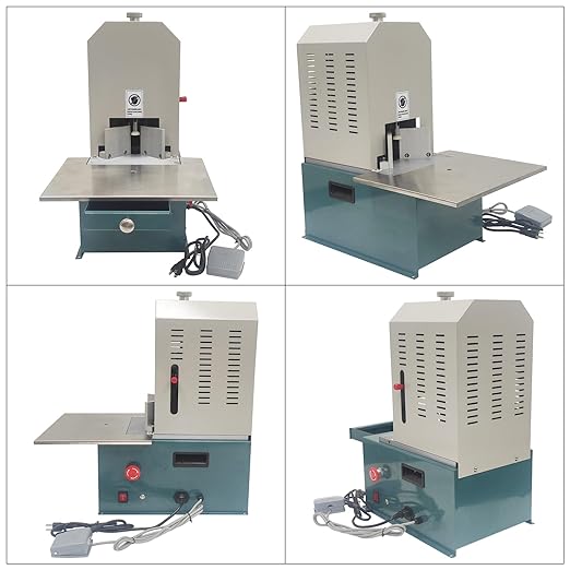 Eelectric Corner Rounder Cutter Machine, 180W Heavy Duty Paper Punch Cutter with R3 R4 R5 R6 R8 R9 R10 Seven Blades, Metal Corner Rounder Punch for Office Business Cardstock Plastic PVC