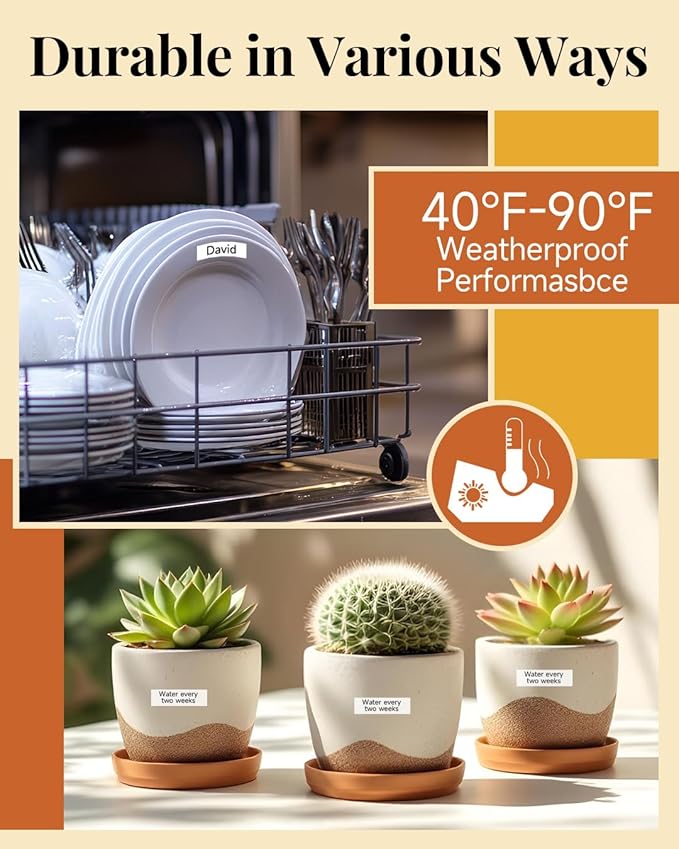 Phomemo A30 Label Maker, Mini Bluetooth Label Printer Thermal Transfer Printing Sticker Printer for Home Office Small Business School Students, Portable Label Maker, Works with Tablet, Phones & PC