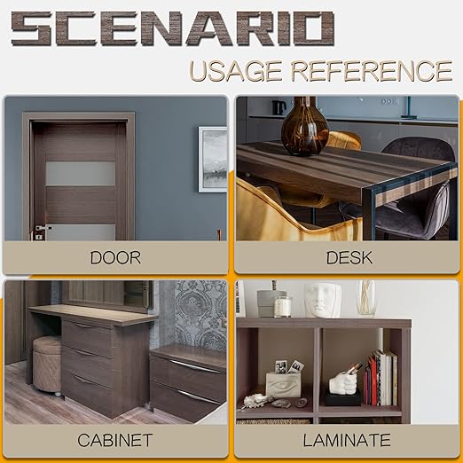 GSCIT Club Walnut Edge Banding, 3/4 inch x 250ft roll of Veneer Plywood Edge Banding Preglued Flexible, Wood Tape Banding for Cabinet Repair