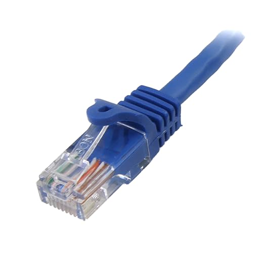 STARTECH.COM 1 FT Blue SNAGLESS CAT5E UTP Patch Cable - Image 2