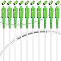 10Pack - 2m SC/APC to SC/APC Fiber Optic Internet Cable, Armored Single Mode by Bangun