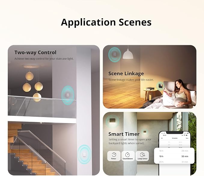 SONOFF Zigbee Smart Switch, No Neutral Conductor Required, Compatible - Image 5
