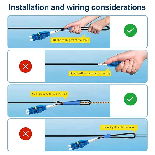 300 Meters Uniboot LC to LC Outdoor Armored Fiber Patch Cable, Low Friction - Image 7