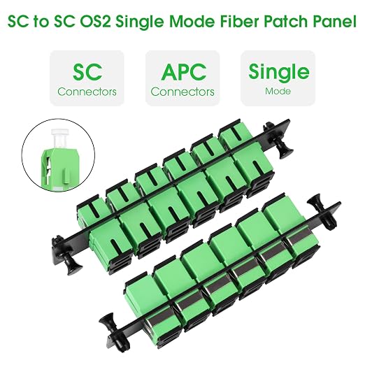 12 Simplex SCAPC Fiber Patch Panel - Image 4