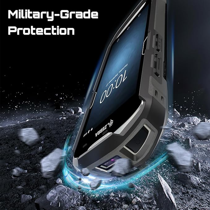 TC51 TC52 TC56 TC57 TC510K Case with Hand Strap - Protective & Ergonomic for Zebra Handheld Barcode Scanners SG-TC5X-EXO1-01 SG-TC5X-EXONHS-01 (Black)