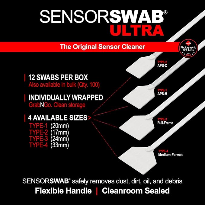 Photographic Solutions Sensor Swab Ultra 33mm Type-4 Digital Imaging Sensor - Image 3