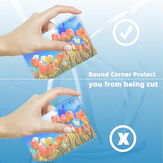 Uinkit 3.5 Mil 100 Pack Clear Thermal Laminating Pouches, 11.5 x 17.5-Inch Lamination Pouches Paper, Fits 11 x 17 Inch Laminator Sheet, Rounded Corner