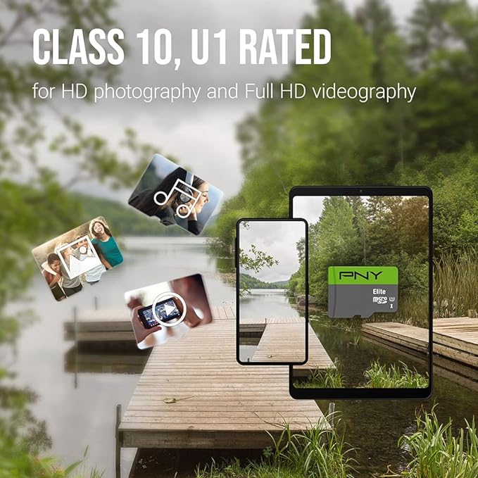 PNY 64GB Elite Class 10 U1 microSDXC Flash Memory Card - Image 4