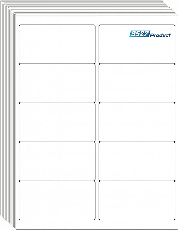 9527 Product 2x4 inch Shipping Labels, 300 Labels per Pack, Laser/Inkjet Compatible, Self-Adhesive