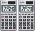 Casio HS-8VA Mini 6-Function Calculator | Large 8-Digit LCD Display | Solar by Casio