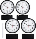 Silent Wall Clocks with Chalkboards and Marker, Battery Operated Round Multi by Tianxunewtig