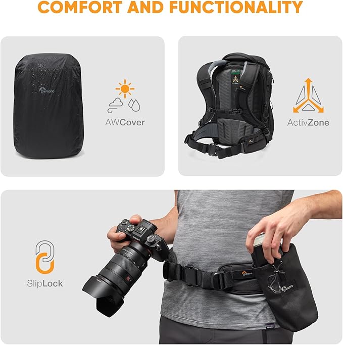 Lowepro ProTactic BP 350 AW III Camera Backpack, 4-point Access, Professional - Image 6