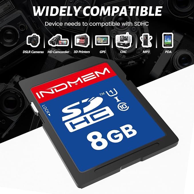 SD Card 8GB, 8 Packs Class 10 8GB Flash Memory Card MLC Standard Secure Digital - Image 7
