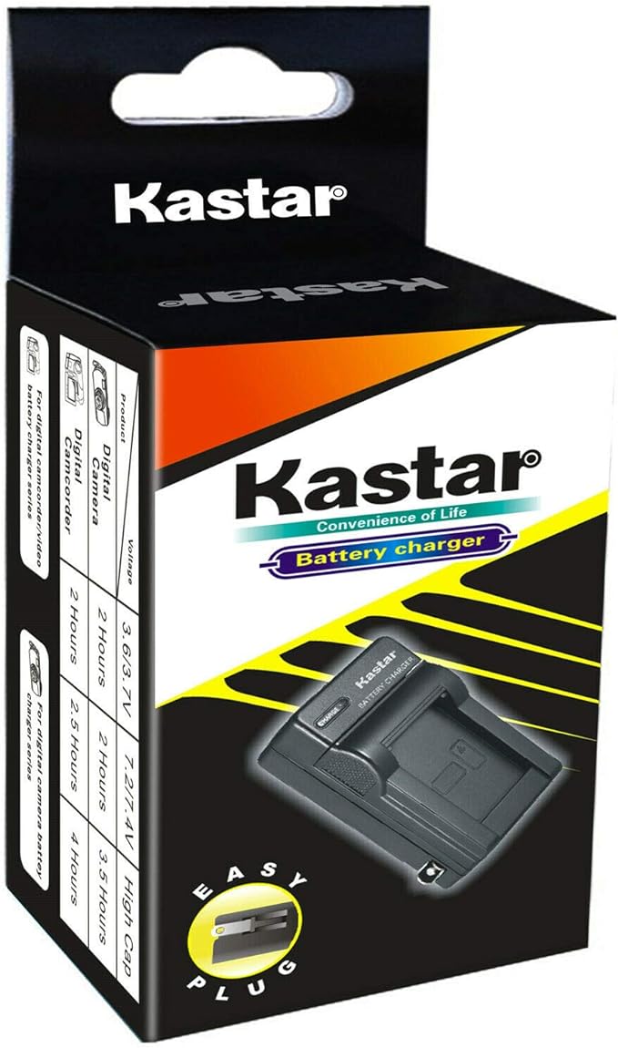 Kastar 2-Pack K7001 Battery and AC Wall Charger Replacement - Image 6