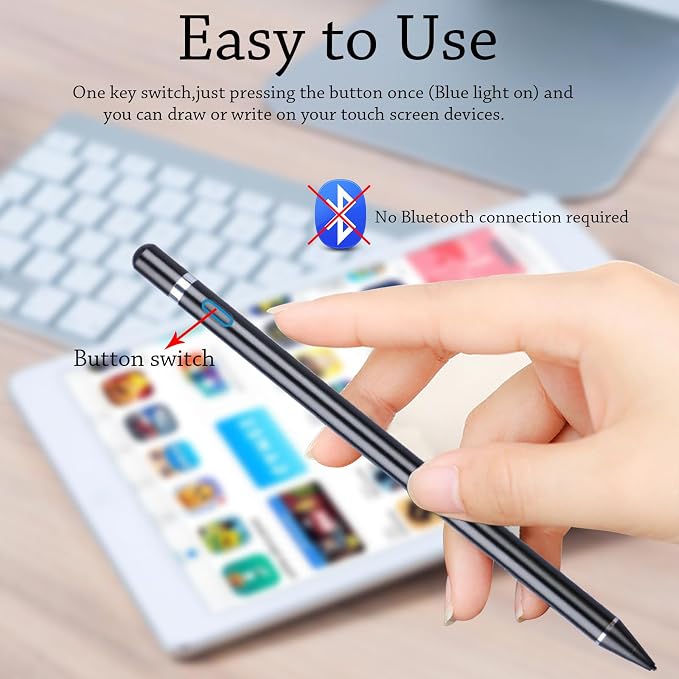 Stylus Pens Compatible for iOS&Android Touch Screens, iPad Pencil - Image 6