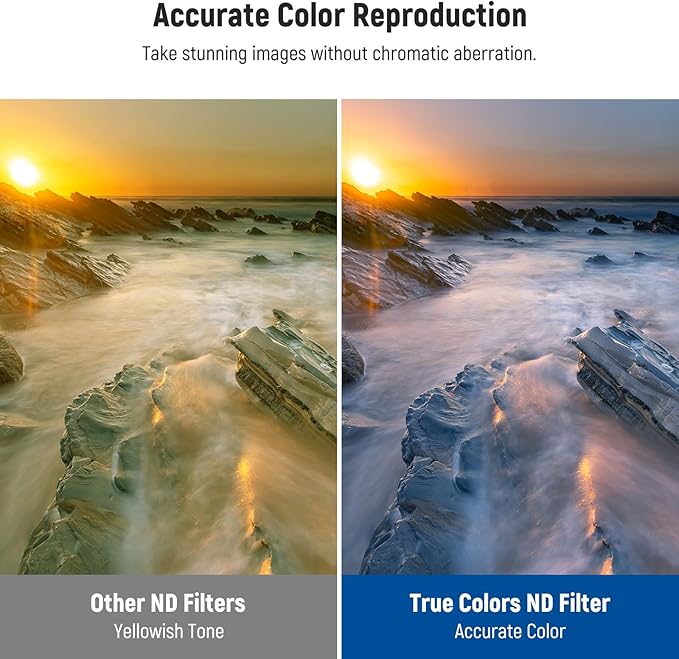 Neewer HD True Colors 62mm Variable ND Filter ND2-512, VND Filter & Magnetic - Image 4