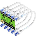 Cat6A Ethernet Cable Shielded 10Gbps 20 ft, Slim Shielded Ethernet Cable Cat 6 by Unknown