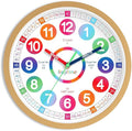Roymnie Wall Clock Battery Operated 12 Inch Silent Non Ticking Teaching Clock by Unknown
