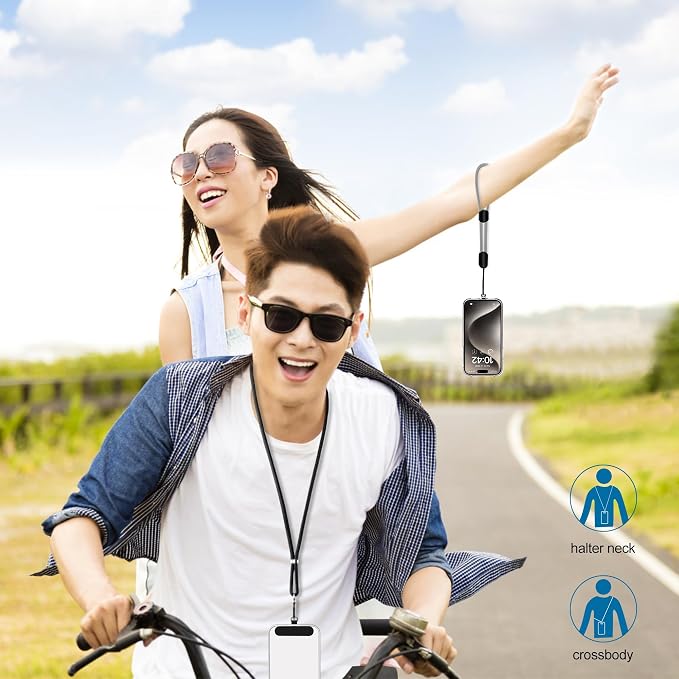 takyu Phone Lanyard, 2 Pack Soft Nylon Neck Strap Universal Cell Phone Lanyard - Image 8