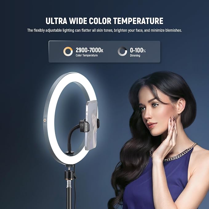 NEEWER 12" 24W High Power LED Ring Light - Image 3