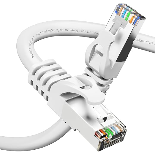 GEARit Cat6A Ethernet Cable 10Gbps Snagless Shielded SSTP, SFTP Shielded by GEARit