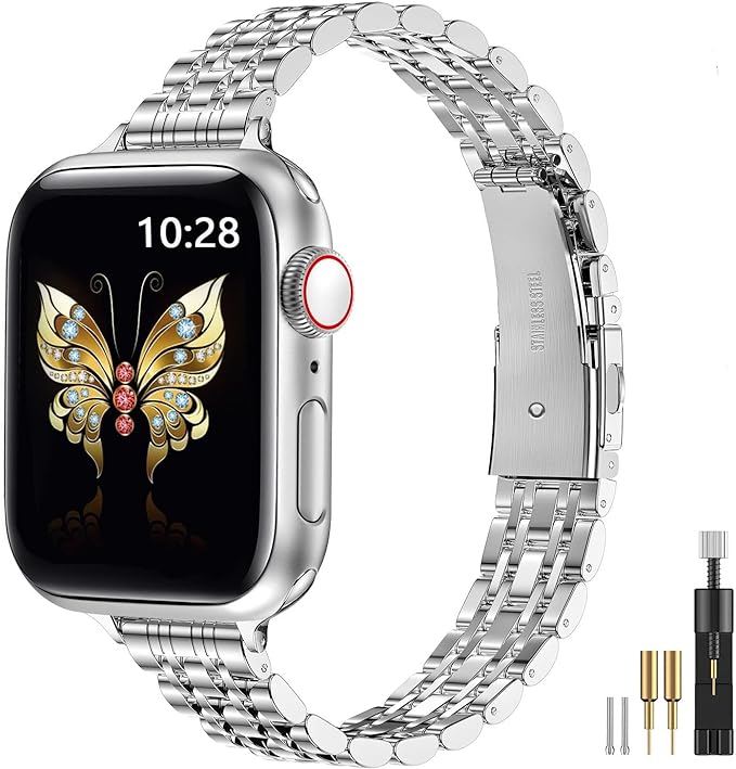 MioHHR Metal Band Compatible by ProfessionalStainlessSteelWatchBandCase