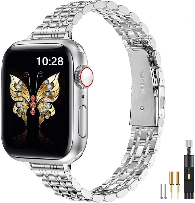 MioHHR Metal Band Compatible by ProfessionalStainlessSteelWatchBandCase