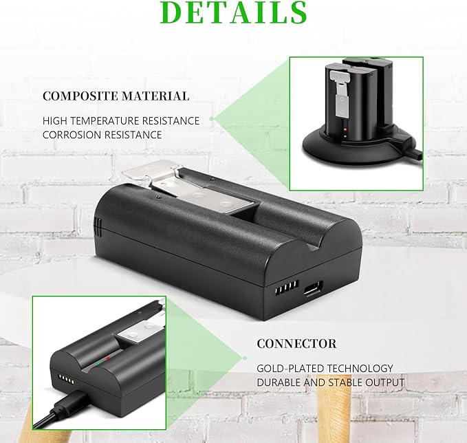1-Pack Replacement V4 Battery for Ring-Video Doorbell 1/2/3/3Plus/4, Spotlight - Image 3
