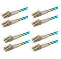 SpeedyFiberTX 4-Pack 2 Feet Multimode 10G OM3 50/125 Fiber Optic Patch Cable by SpeedyFiberTX