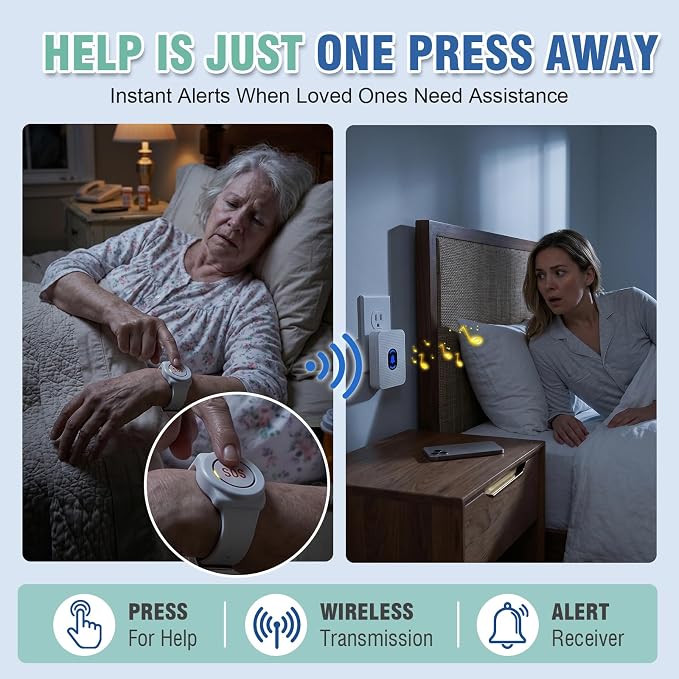 Daytech Wireless Caregiver Pager Call Button - Image 2