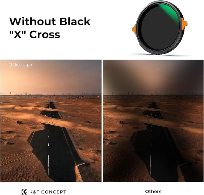 K&F CONCEPT 55mm ND4-64 ND Lens Variable & CPL Polarizers Filter 2-in-1 - Image 3