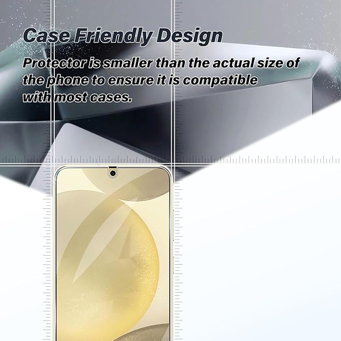 BIGFACE Galaxy S24 Plus Tempered Glass Screen Protector + Camera Lens Protector - Image 5