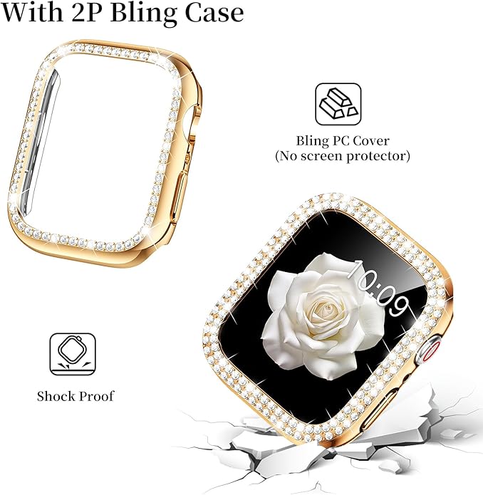 Mosonio Compatible with Apple Watch Band 38mm 40mm 41mm 42mm 44mm 45mm 46mm - Image 5
