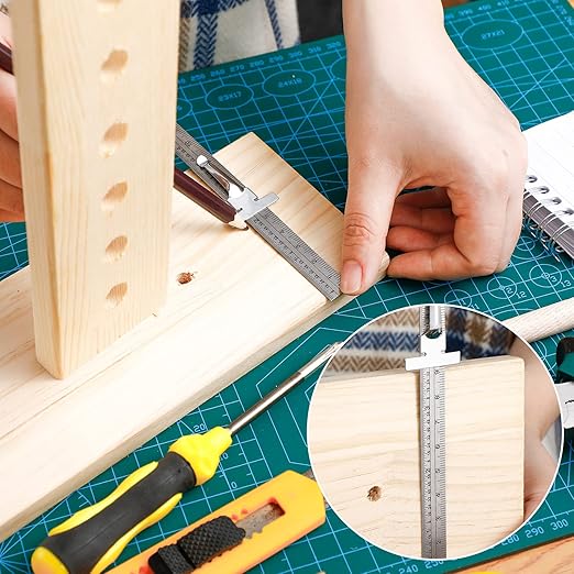 6 Inch 15 cm Pocket Ruler Flexible Precision Stainless Steel Ruler with Detachable Clips Stainless Steel Pocket Clip Scale Gauge Metric British System(30 Pieces)