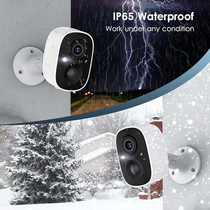 GMK Security Cameras Wireless Outdoor, 2K Color Night Vision AI Motion - Image 6