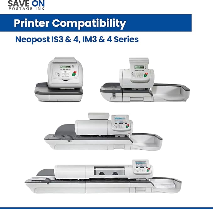 Save On Postage Ink ISINK34 Compatible Ink Cartridge Replacement for IM 3, IM4, IS3 & 4 Series Mailing Machines