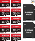 EASTBULL 16GB 10-Pack of Micro SD Cards, SD Memory Cards 16GB SD Cards Pack by EASTBULL