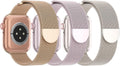 3 Pack Mesh Metal Band Compatible by Steezrd