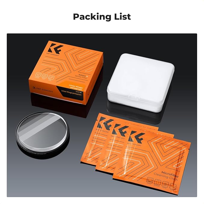 K&F CONCEPT 58mm Linear Glass Prism, Foreground Blur, Repeated Color Images - Image 7