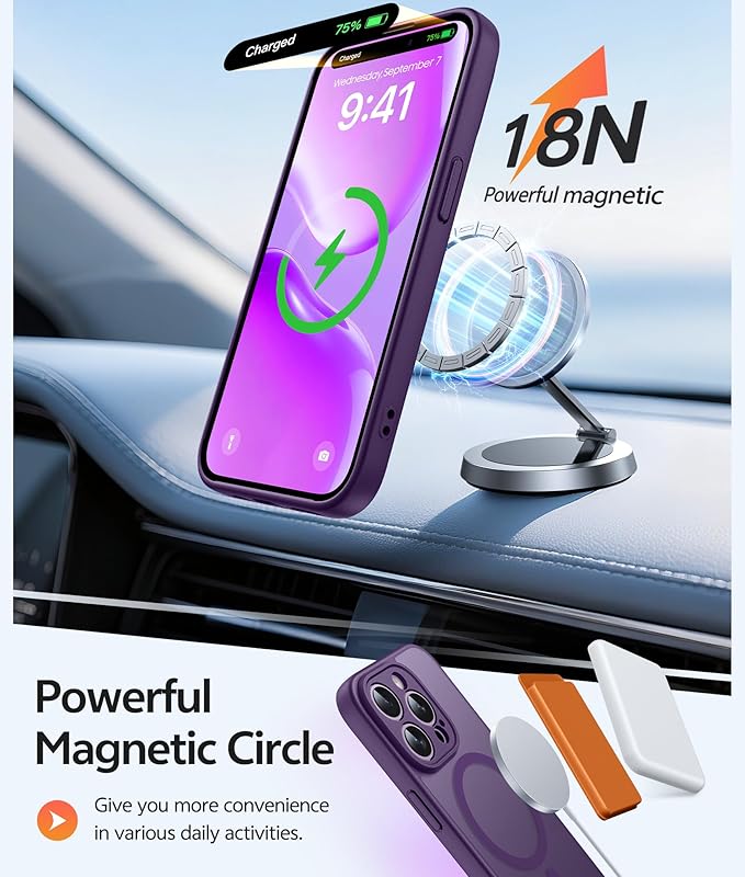 FNTCASE for iPhone 14 Pro Case: Translucent Matte Cases - Image 3