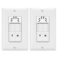 TOPGREENER Dual Tech Humidity Sensor Switch, Infrared PIR Motion & Air Moisture by TOPGREENER