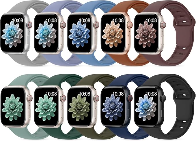 10 Pack Silicone Bands Compatible by UnleashJoyUnlockTrueLife