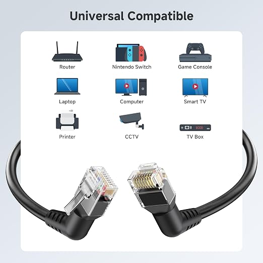 Cable Matters 2-Pack 10Gbps Rotatable Cat 6 Ethernet Cable - 3ft - Image 7