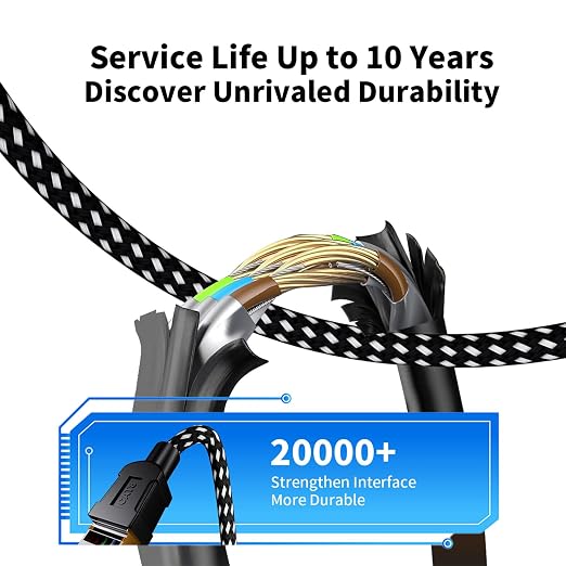 Cat 8 Ethernet Cable 75FT, High Speed Internet Network Cable - Image 3