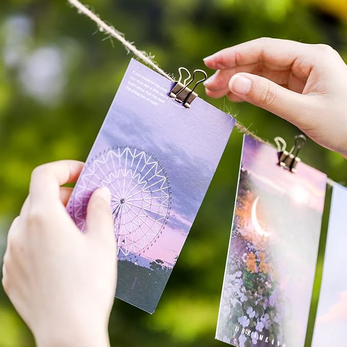 Mr. Pen - 50Pack Mini Bronze Binder Clips 0.75 in, Paper/Binder/Small Office Clips