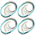 4Pack LC UPC 12 Fibers Multimode Bunch OM3 50/125 LC-UPC Fiber Pigtail by Bangun