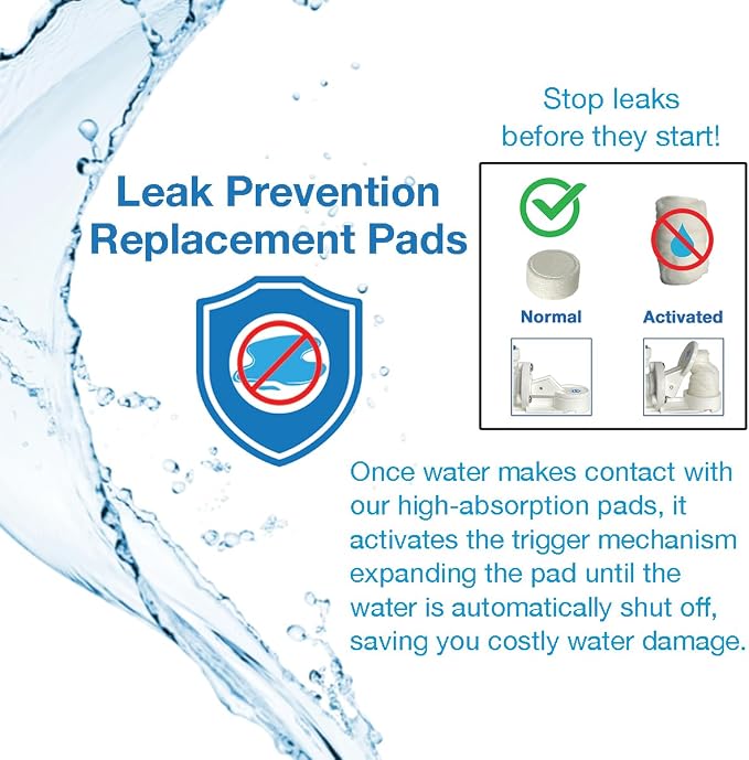 20mm 50-Pack Leak Stop Valve Replacement Pads, US Company! Support American - Image 2