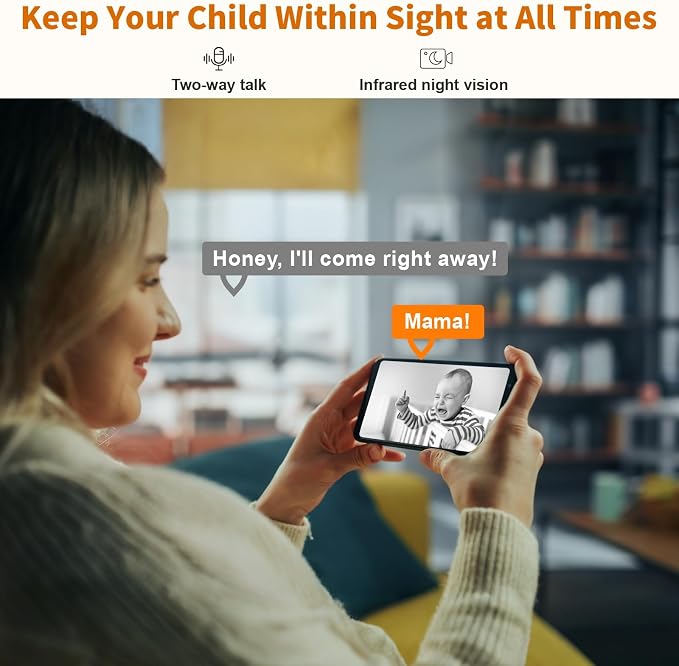 5G Indoor Camera for Home Security, 2K Security Camera, Pet/Baby/Dog Camera - Image 5