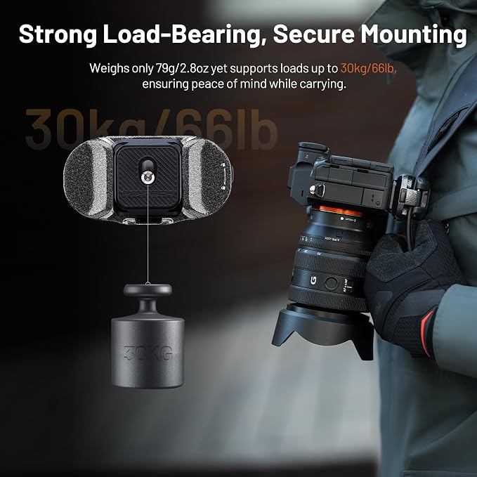 PGYTECH 2025 New Version Beetle Camera Clip V2, Quick Release Camera Backpack - Image 5