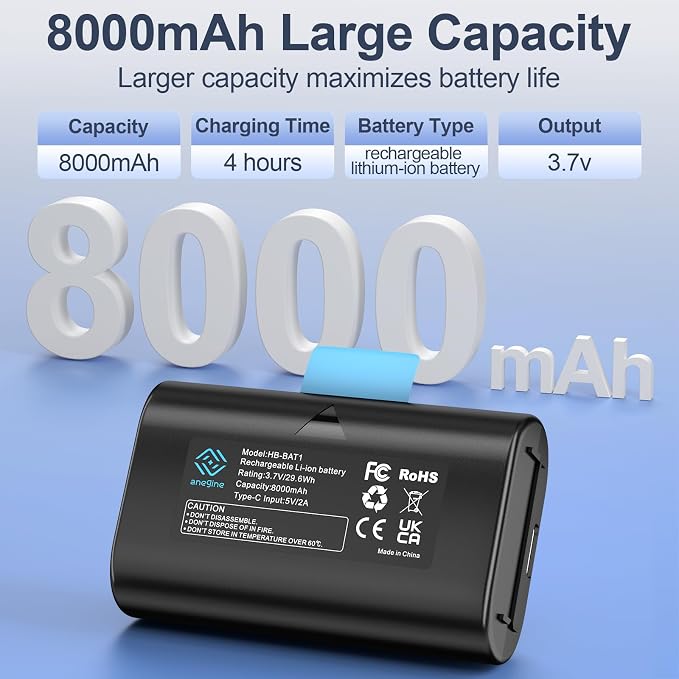 anegine Extra Outdoor Camera Battery Pack 8000mAh - Image 2